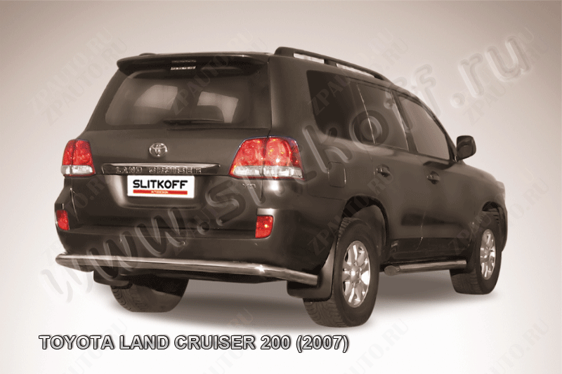 Защита заднего бампера d76 Toyota Land Cruiser 200 (2007-2012) , Slitkoff, арт. TLC2-022