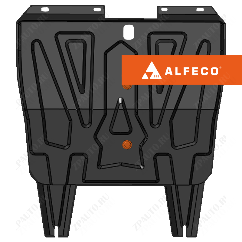 Защита  картера и КПП Chery Tiggo (T11) 2005-2013 V-1,6; 1,8; 2,0 , ALFeco, сталь 2мм, арт. ALF0216st
