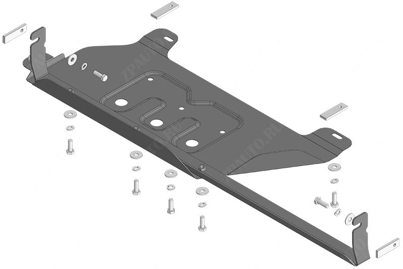 Защита стальная Мотодор (Раздаточная коробка), 2 мм,  для Oting Paladin  2023- арт. 78606