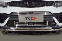 Решетка радиатора нижняя 12 мм Geely Tugella 2022- арт. GEELTUG22-02