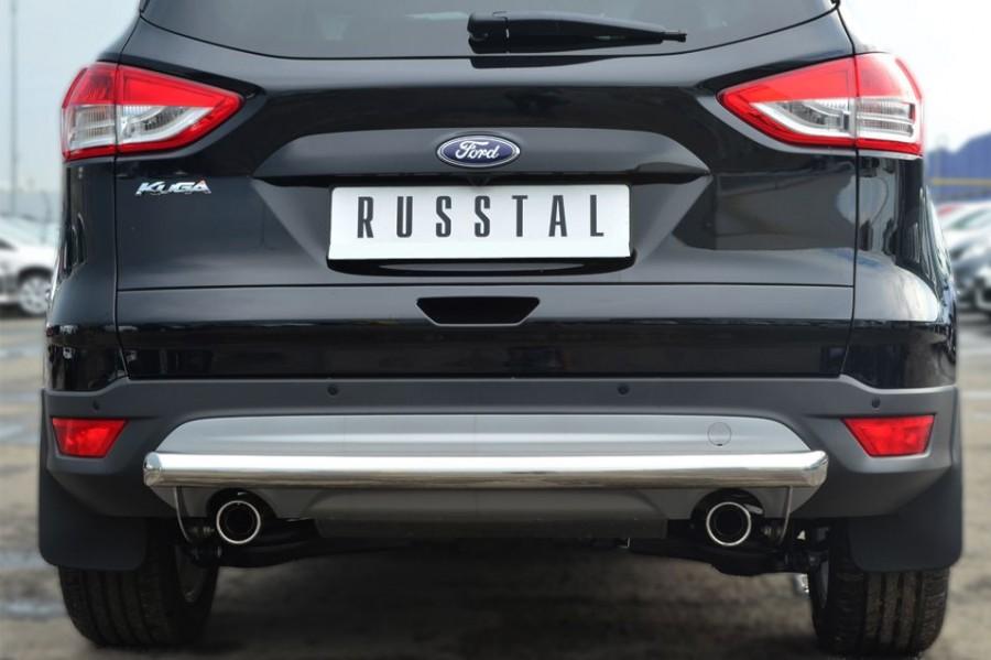 Защита заднего бампера d63 для Ford Kuga 2013, Руссталь FGZ-001383