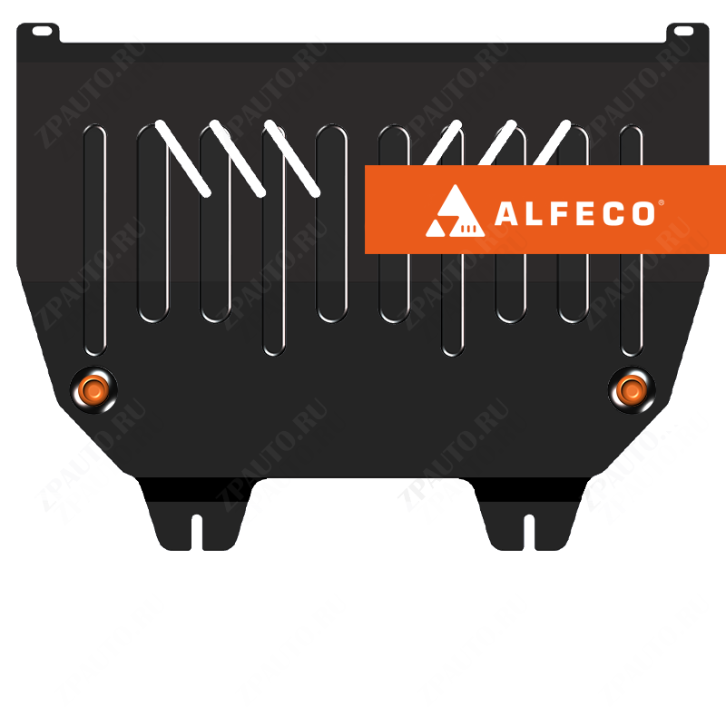 Защита  картера и КПП Peugeot 307 2001-2007 V-all , ALFeco, сталь 2мм, арт. ALF1742st
