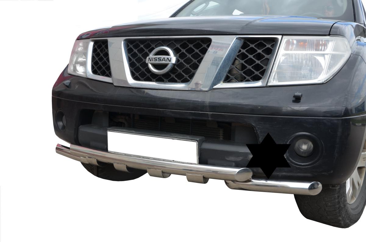 Защита переднего бампера (G) для автомобиля NISSAN Pathfinder 2004-2010, Россия NPF.04.05