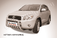 Кенгурятник d57 низкий c защитой картера Toyota Rav-4 (2005-2010) , Slitkoff, арт. TR4003