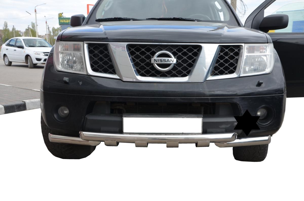 Защита переднего бампера (G) для автомобиля NISSAN Pathfinder 2004-2010, Россия NPF.04.05