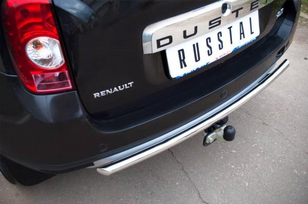 Защита заднего бампера d42 для Renault Duster 4x4, Руссталь RD4Z-000444