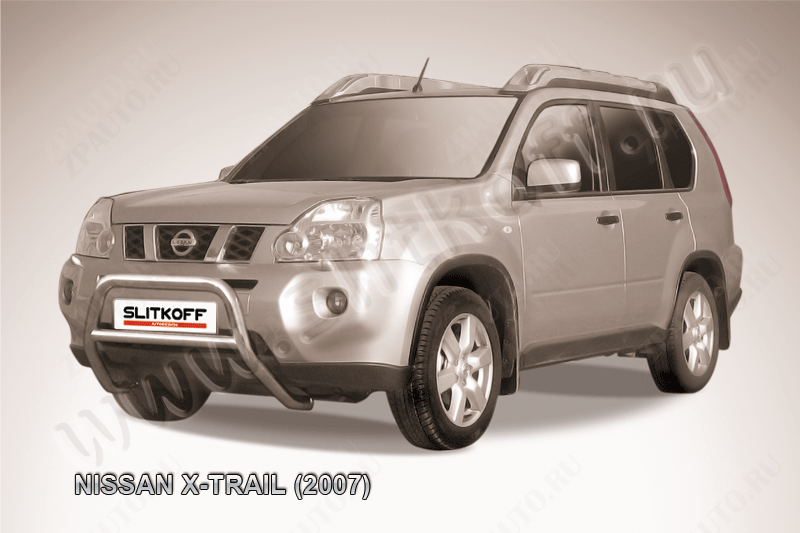 Кенгурятник d57 низкий Nissan X-Trail (2007-2011) , Slitkoff, арт. NXT003