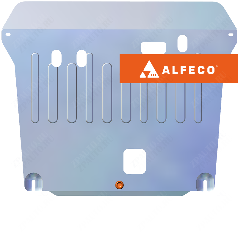 Защита  картера и КПП JAC JS6 2022- V-all , ALFeco, алюминий 4мм, арт. ALF5615al