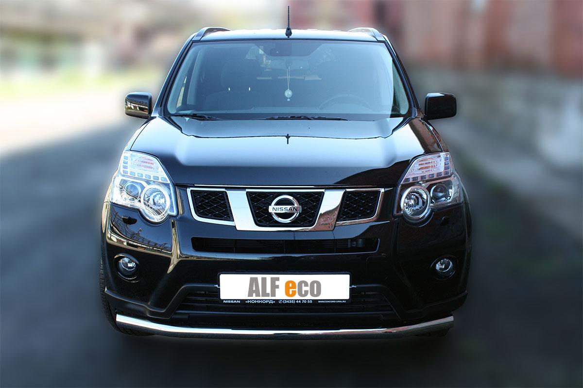 Защита передняя D 60,3 для Nissan X-Trail(Ниссан Х трейл), ALFeco арт. XTR-11.01