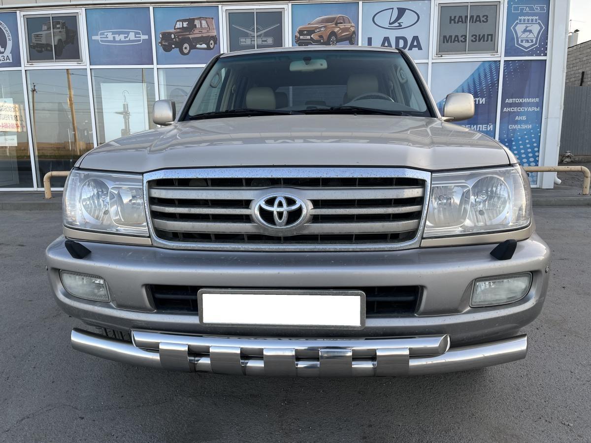 Защита переднего бампера двойная с перемычками для автомобиля TOYOTA Land  Cruiser 100 1998-2006 арт. TLC100.98.75 .Купить по низкой цене в  Санкт-Петербурге.