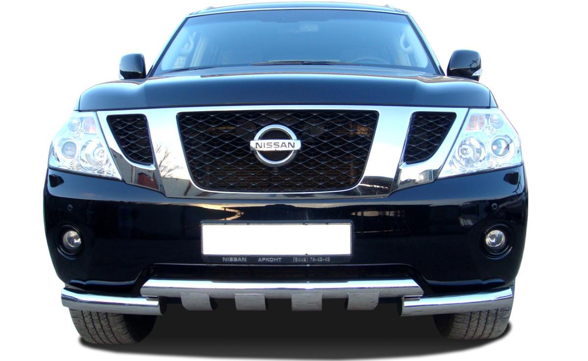 Защита переднего бампера (G ) для автомобиля NISSAN Patrol  2010. NPL.10.05, Россия