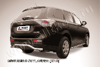 Защита заднего бампера d57 волна Mitsubishi Outlander (2012-2015) , Slitkoff, арт. MOUT13-010