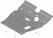 Защита стальная Мотодор (Двигатель, Коробка переключения передач), 2 мм,  для KIA Sorento   2009-2012 арт. 71005