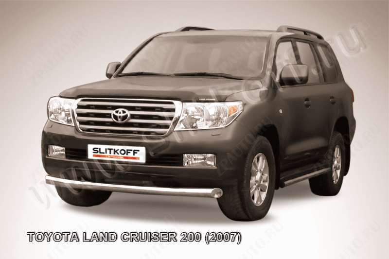 Защита переднего бампера d76 Toyota Land Cruiser 200 (2007-2012) , Slitkoff, арт. TLC2-010