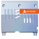 Защита  картера и КПП Lifan Smily 330 рестайлинг 2014-2017 V-1,3 , ALFeco, алюминий 4мм, арт. ALF3507al