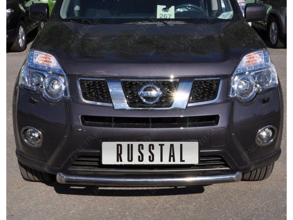 NISSAN X-Trail 2011-2014 защита переднего бампера d76 (дуга) NXZ-000962