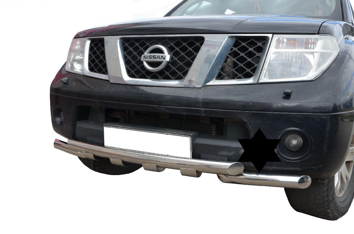 Защита переднего бампера (G) для автомобиля NISSAN Pathfinder 2004-2010, Россия NPF.04.05