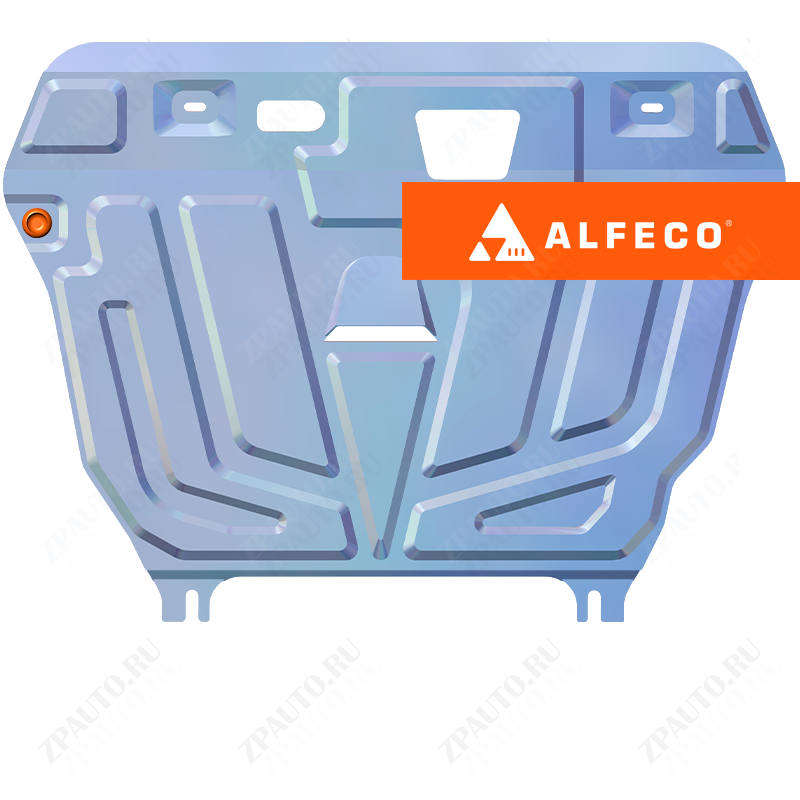 Защита  картера и КПП Toyota Auris (E150) 2006-2012 V-all , ALFeco, алюминий 4мм, арт. ALF2475al-2