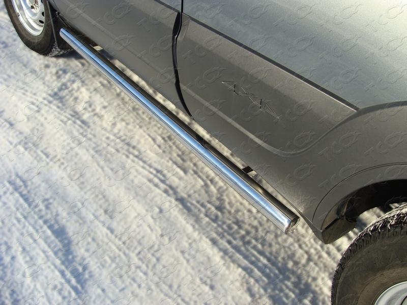 Пороги труба 60,3 мм для автомобиля Chevrolet Niva (Bertone Edition) 2011-, TCC Тюнинг CHEVNIV12-04